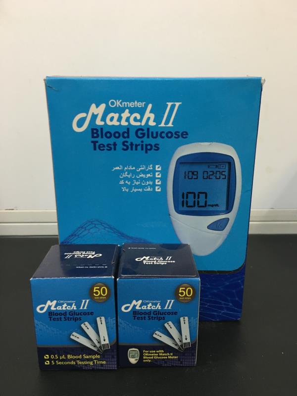 دستگاه تست قند خون مچ Match ا Match blood glucose testing machine