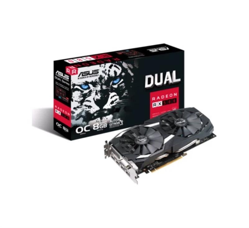 خرید کارت گرافیک ایسوس DUAL-RX580-O8G