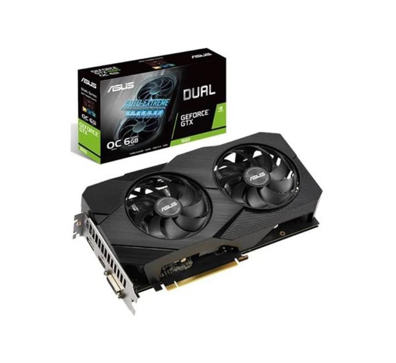 کارت گرافیک ایسوس DUAL-GTX1660-O6G-EVO 6GB