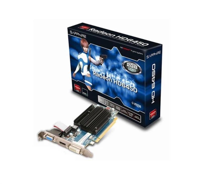 کارت گرافیک سافایر Radeon HD 6450 2GB D3