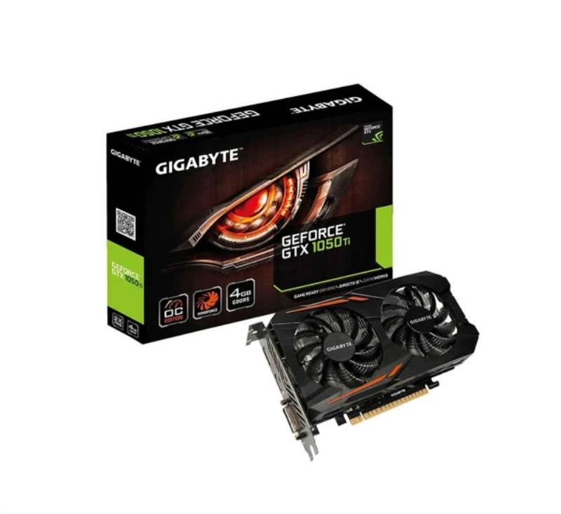 کارت گرافیک گیگابایت GeForce GTX 1050 Ti OC 4G 4GB