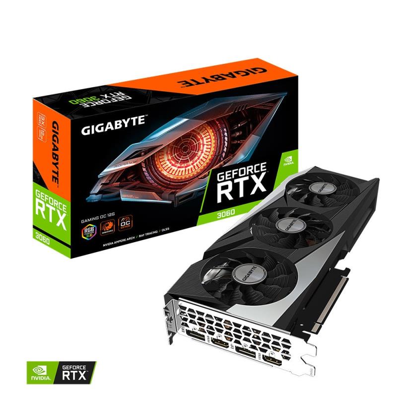 کارت گرافیک گیگابایت مدل RTX 3060 GAMING OC 12G