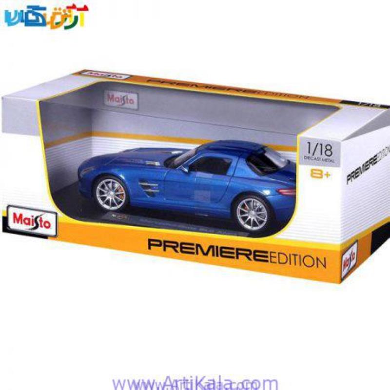 ماشین فلزی مرسدس بنز مدل Modellauto 1:18 Mercedes SLS AMG