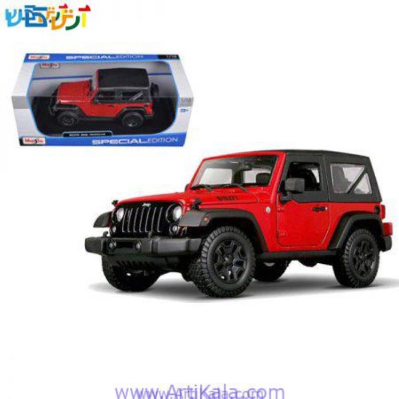 ماکت ماشین جیپ رانگلر 2014 – Jeep Wrangler 1/18