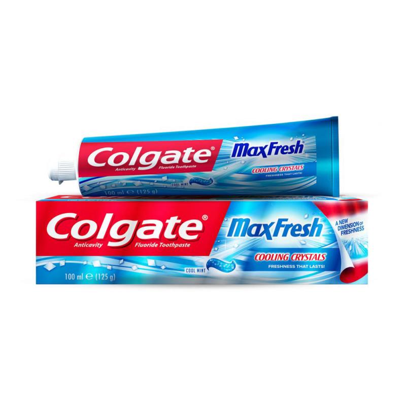 خمیر دندان کلگیت مکس فرش اورجینالcolgate max fresh blue