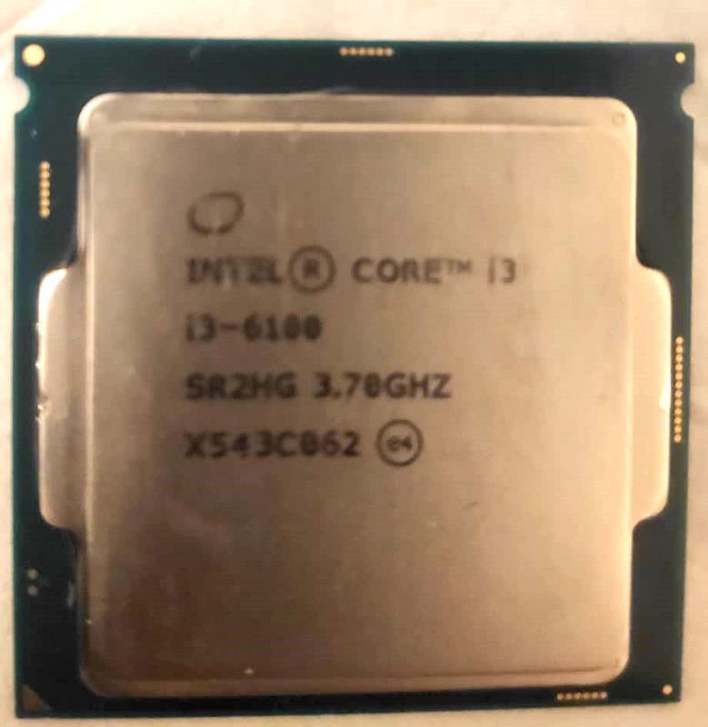 CPU Intel Core i3 6100