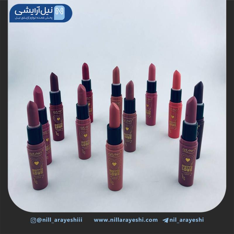 رژ لب جامد آرت اسکین طرح میکروفون کد AS971069-1