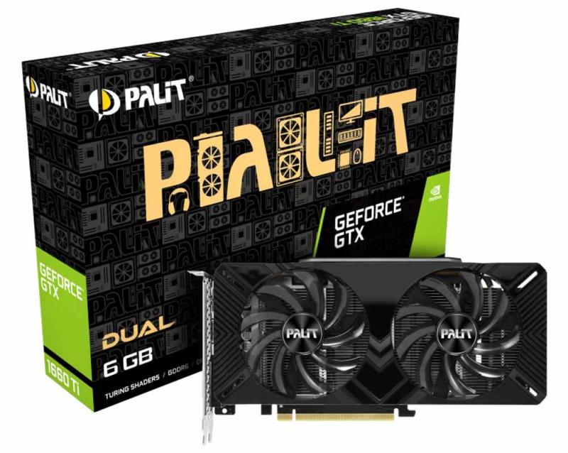 کارت گرافیک پالت GTX 1660 Ti Dual 6GB