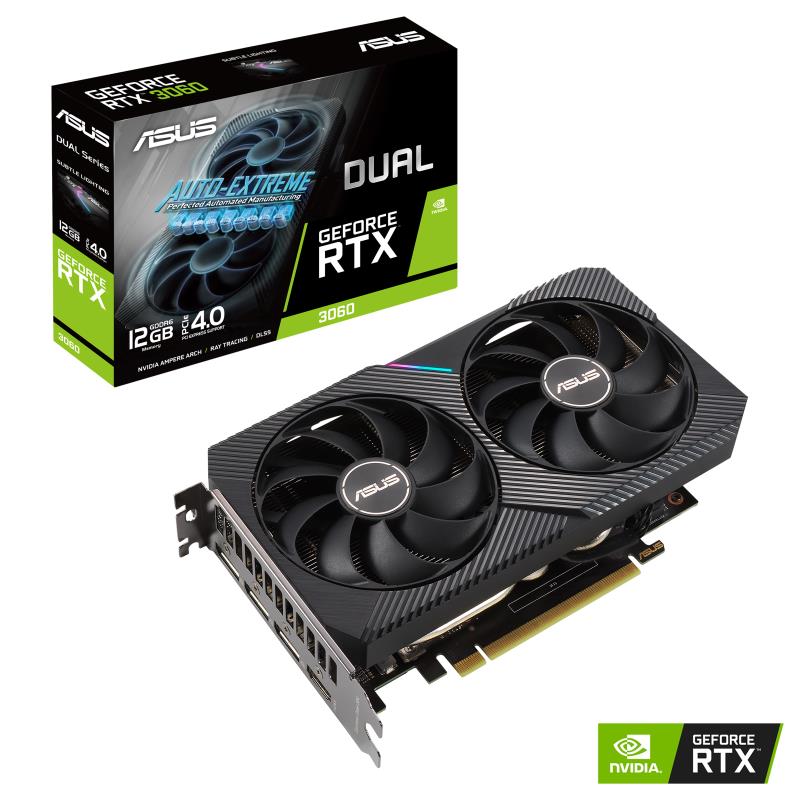 کارت گرافیک ایسوس DUAL RTX3060TI V2 OC 8GB LHR