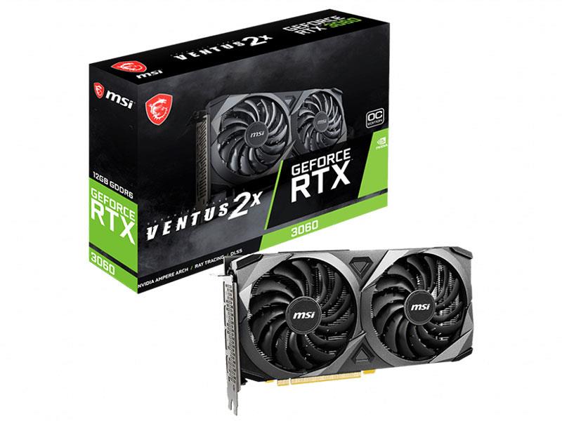 کارت گرافیک ام اس آی GeForce RTX 3060 VENTUS 2X 12G OC