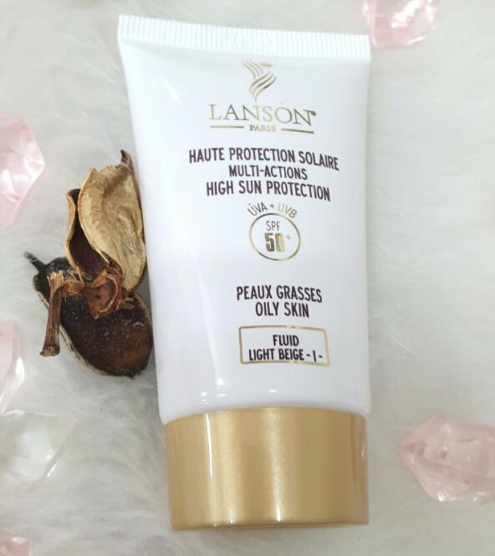 ضد آفتاب و ضد چروک لانسون  مدل Multi action  SPF50