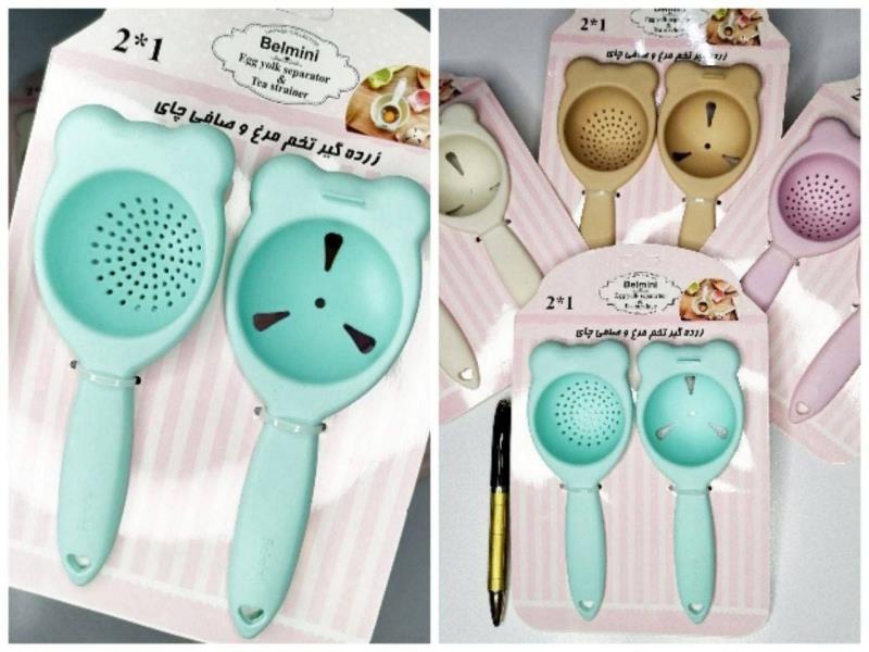 صافی چای و زرده گیر تخم مرغ