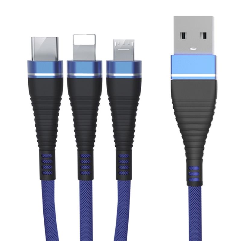 کابل تبدیل USB به microUSB/لایتنینگ/ USB - C يوزورو مدل U-23