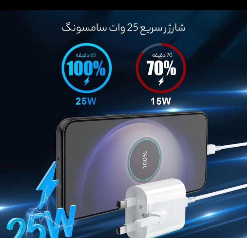 شارژر دیواری 25w samsung مناسب سری Aوs