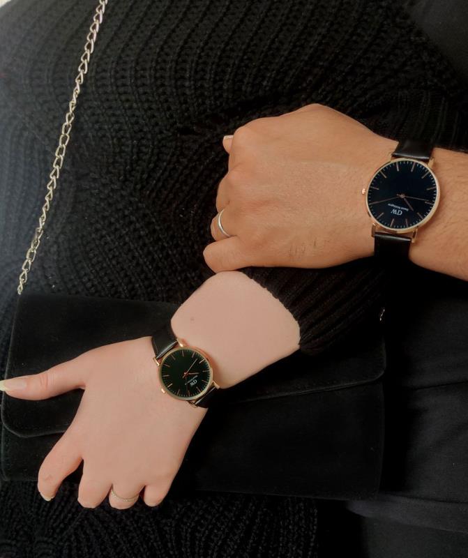 ⌚️ست ساعت Daniel Wellington مشکی رزگلد