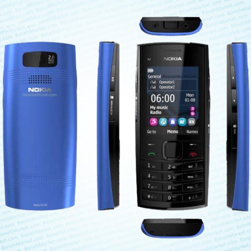 گوشی موبایل ساده دکمه ای nokia نوکیا x2_02