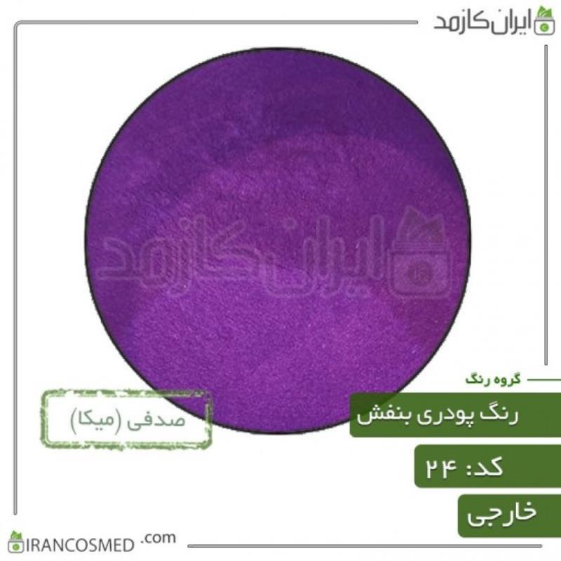 رنگ پودری صدفی بنفش (POWDER SHELL VIOLET COLOR) کد24