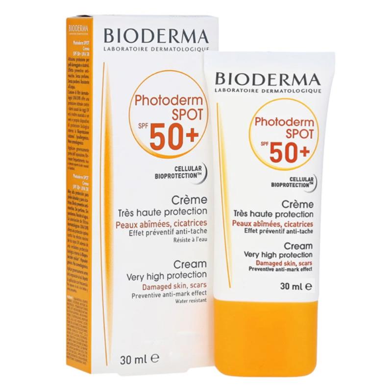 کرم ضد آفتاب بایودرما بی رنگ +Spf50