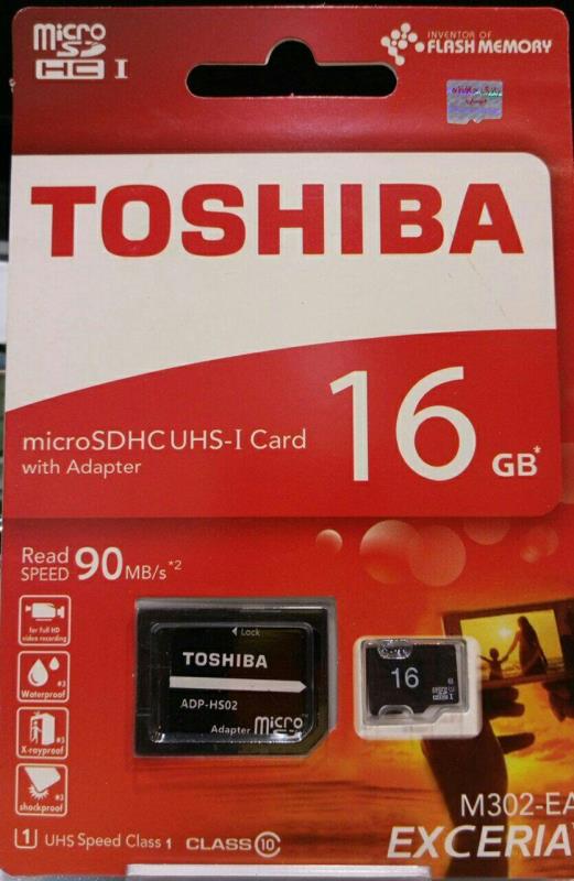 رم 16 گیگابایت TOSHIBA سرعت 90 با خشاب و گارانتی دائم